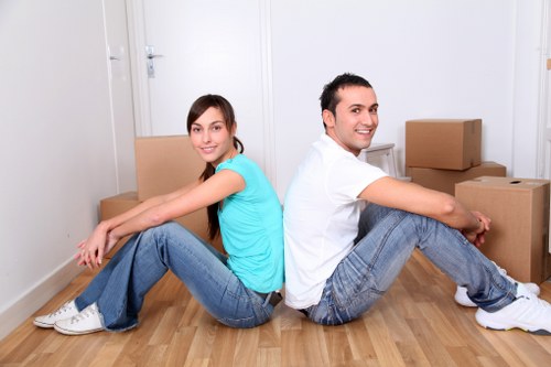 House removal service for a Finsbury Park property
